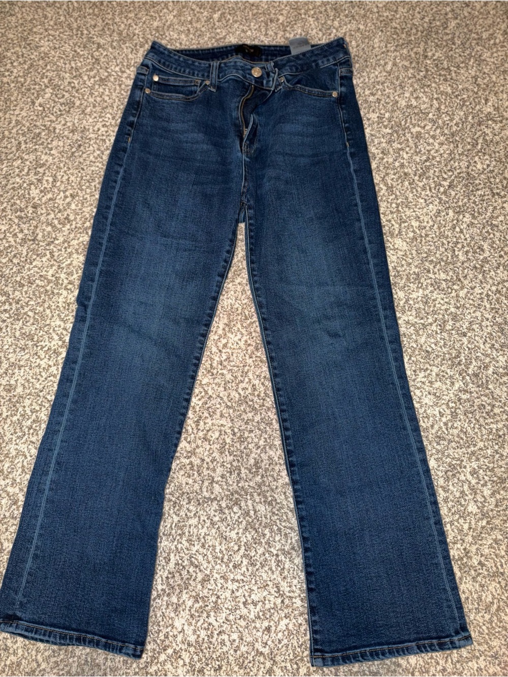 Quince Dark Blue Wide-Leg Jeans